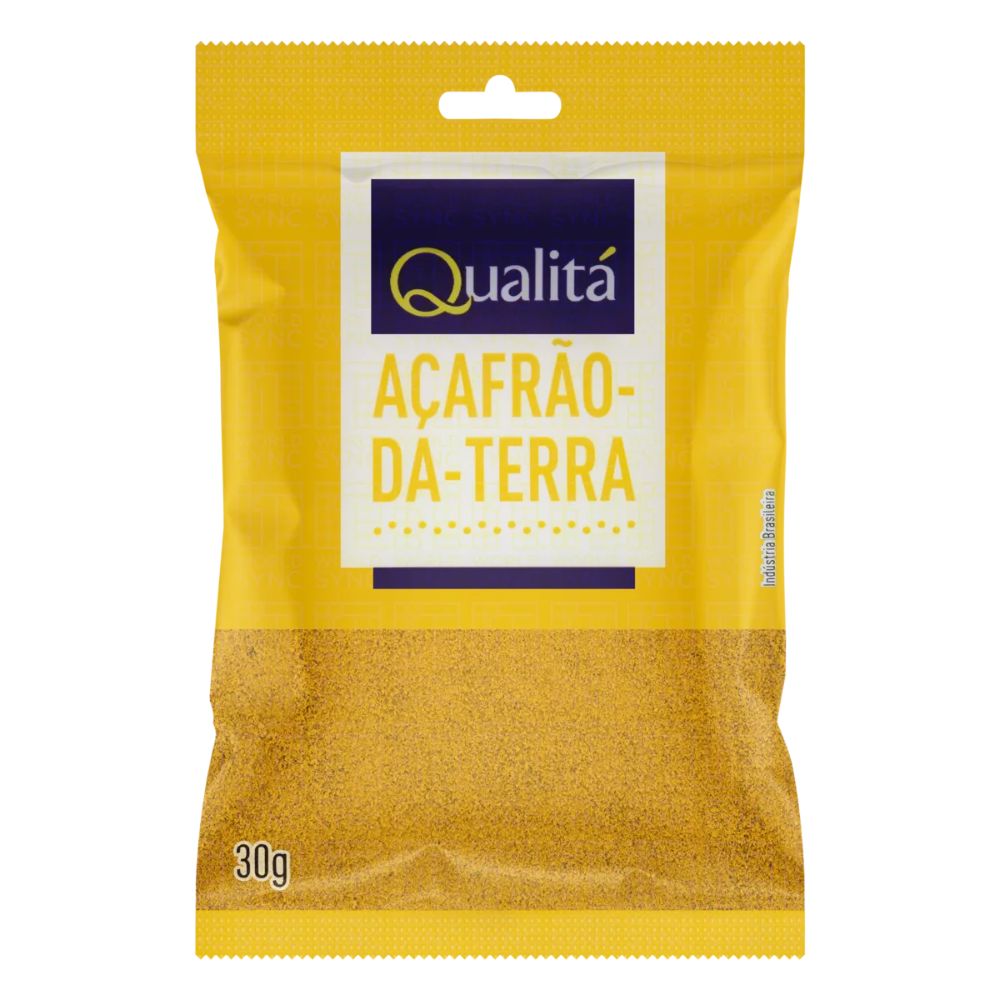 Qualitá Ground Turmeric Açafrão-da-Terra, 30 g / 1.06 oz pack