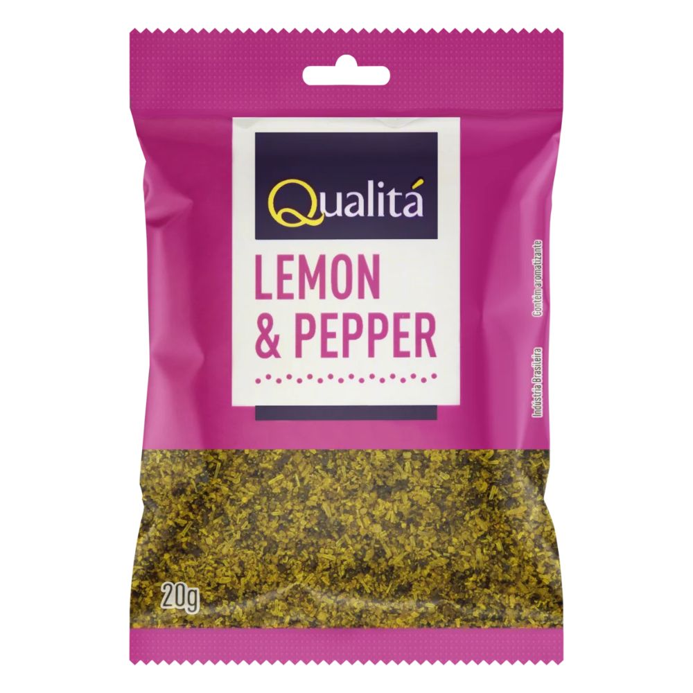 Qualitá Lemon Pepper Seasoning, 20 g / 0.7 oz Pack