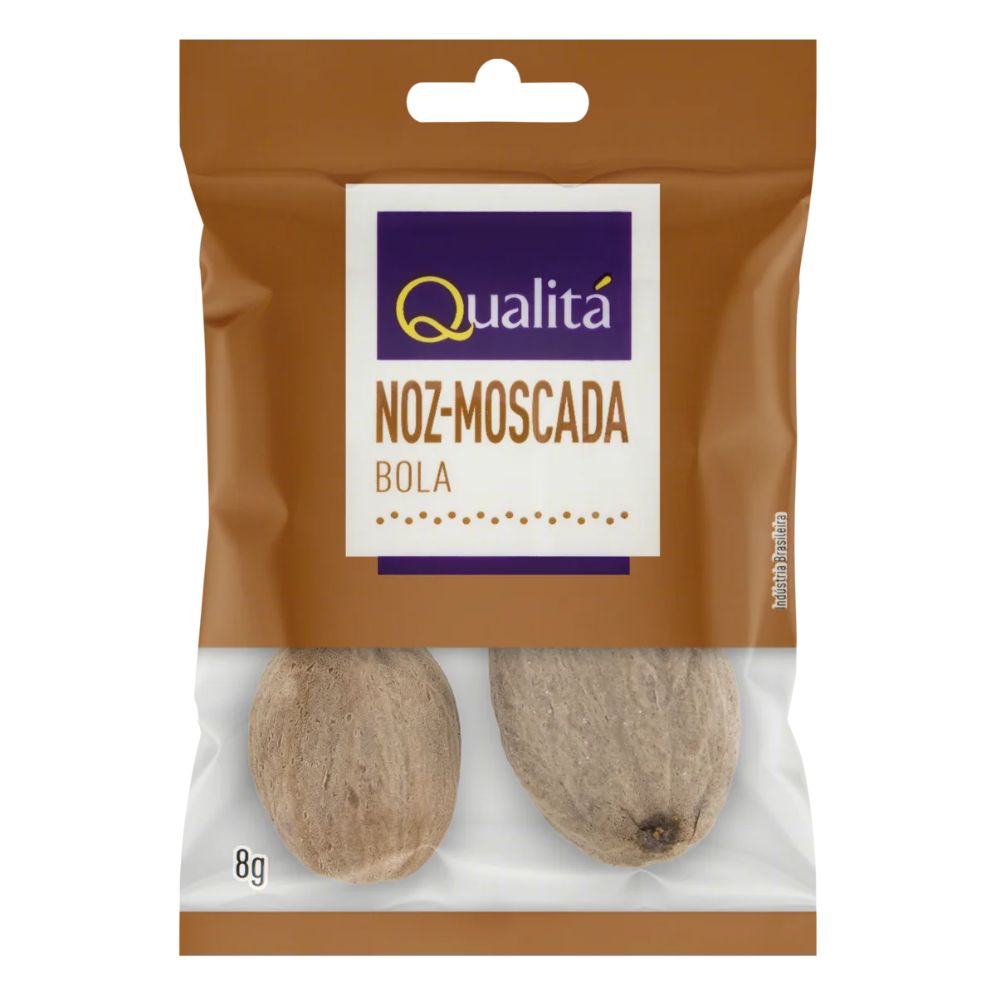 Qualitá Whole Nutmeg Noz-Moscada em Bola, 8 g / 0.28 oz pack