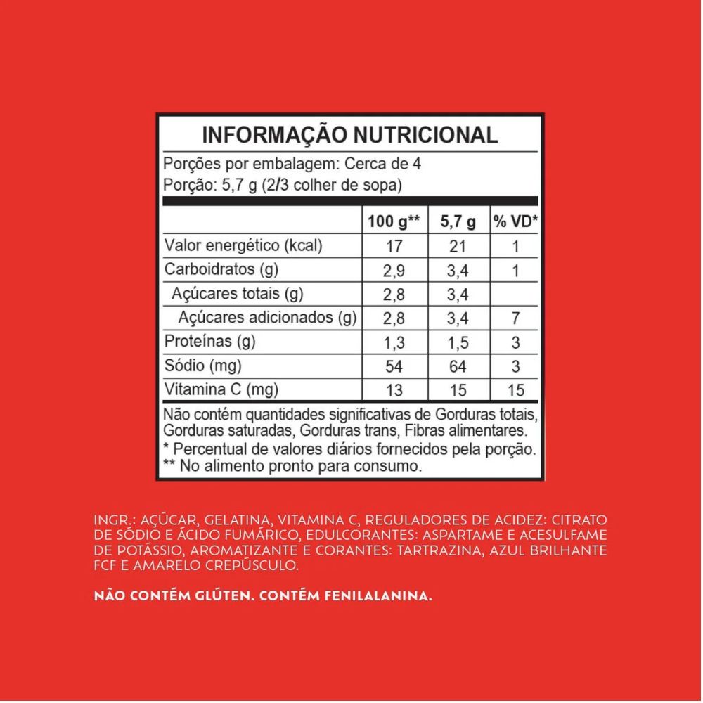 Royal Lemon Gelatin Powder Gelatina em Pó Limão, 25 g / 0.88 oz (Box of 15 Units)