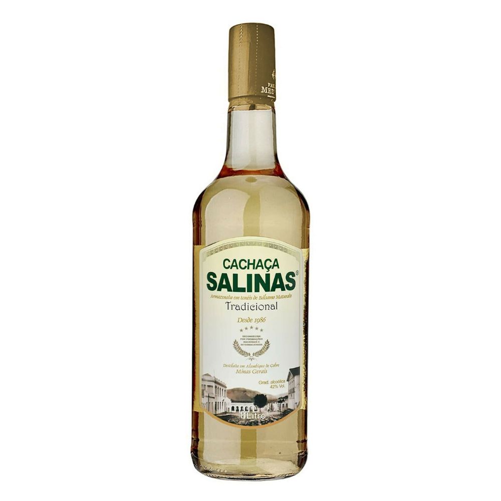 Salinas Traditional Brazilian Rum, 1 L / 33.8 fl oz Bottle