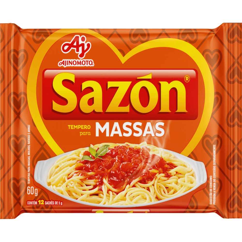Sazón Pasta Seasoning Powder, 60 g / 2.11 oz (12 Units)