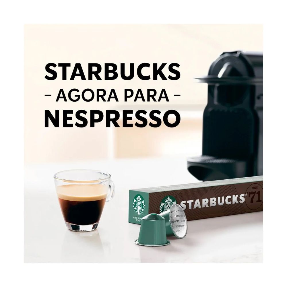 Starbucks Pike Place Cápsula de Café Torrado, 53 g / 1,87 oz (Caixa Com 10)