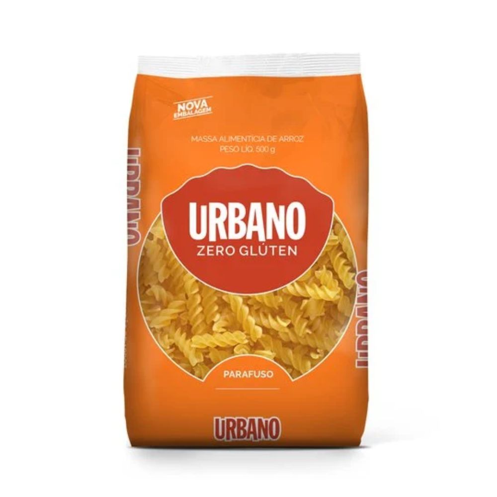 URBANO Parafuso Rice Pasta Macarrão Arroz, 500 g / 1.1 lb Bag