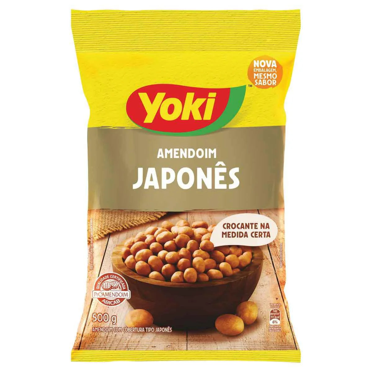Yoki Japanese Peanut Traditional Snack, 500 g / 1.1 lb Bag