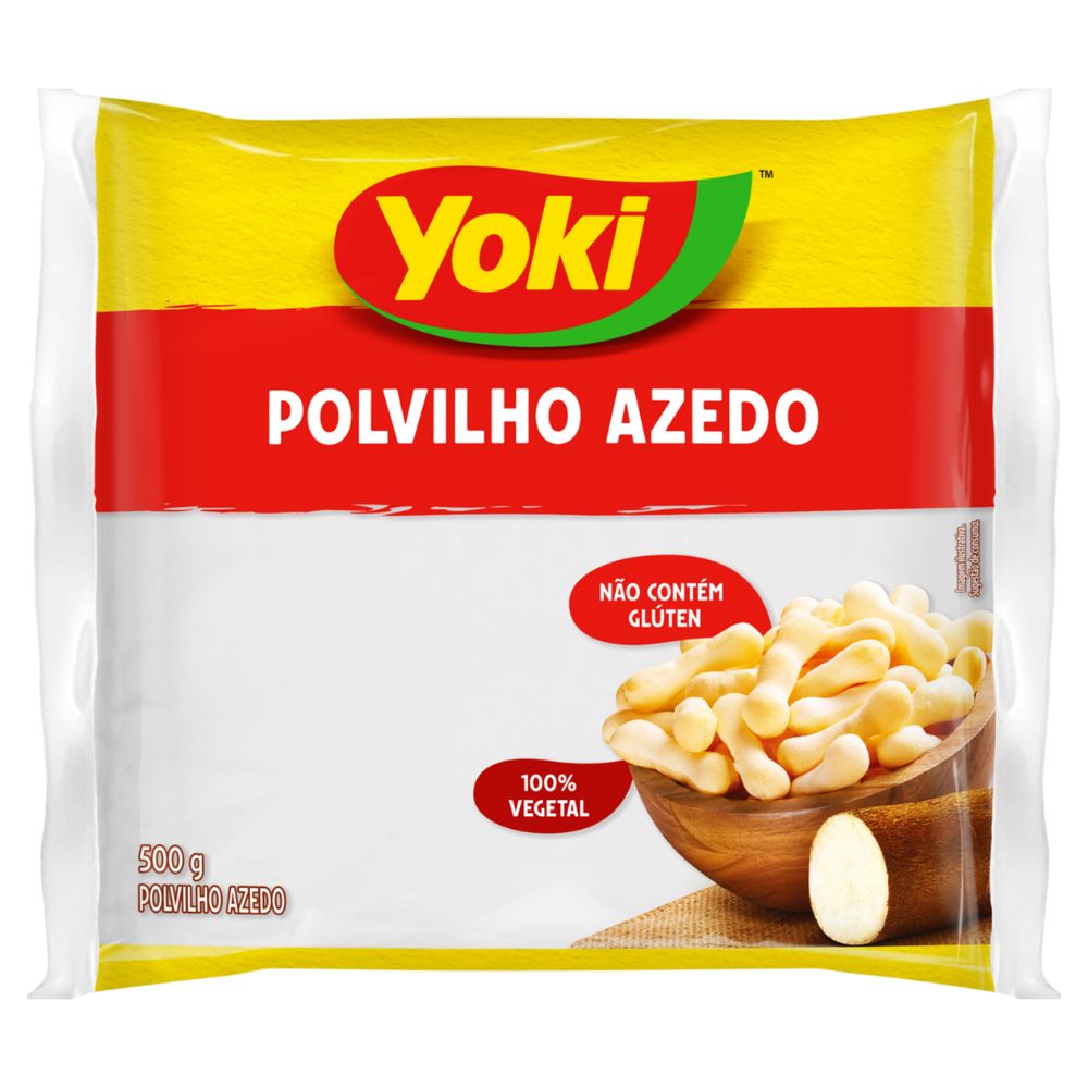 Yoki Sour Tapioca Starch Powder, 500 g / 1.1 lb Bag