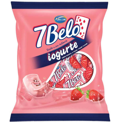 Arcor 7 Belo Yogurt Candy, 500 g / 1.1 lb Bag