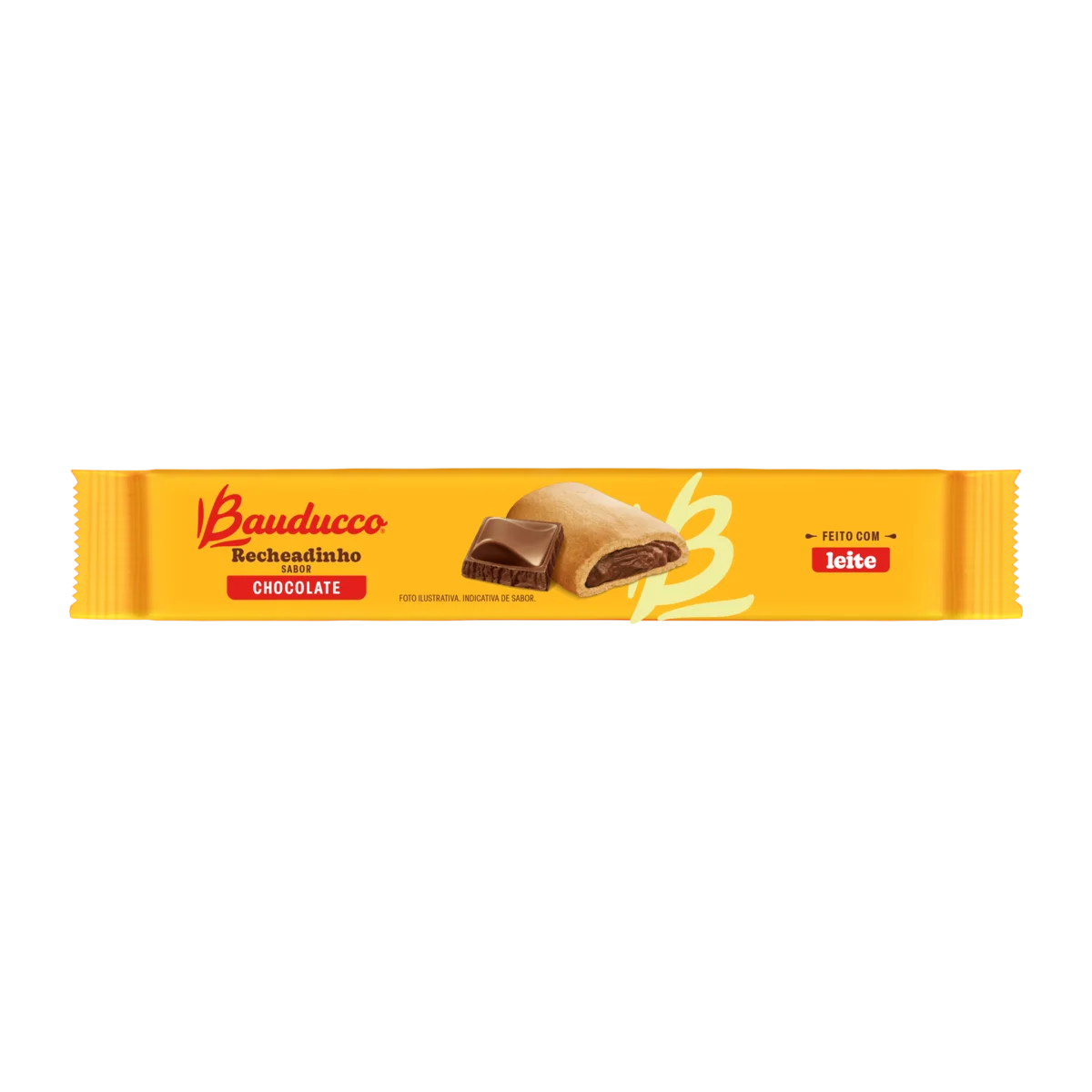 Bauducco Recheadinho Chocolate Filled Cookies, 104 g / 3.67 oz Pack