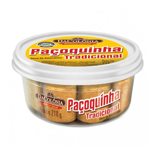 Dacolonia Traditional Paçoca Rolha - Gluten-Free - 210 g / 7.4 oz