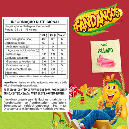 Fandangos Salty Snacks Ham Flavor, 160 g / 5.6 oz Bag