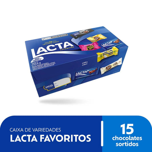 Lacta Favorites Chocolate Box, 250.6 g / 8.8 oz