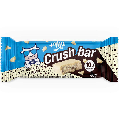 +Mu Crush Bar Cookies’n Cream Protein Bars 12 Bars x 40 g / 1.4 oz