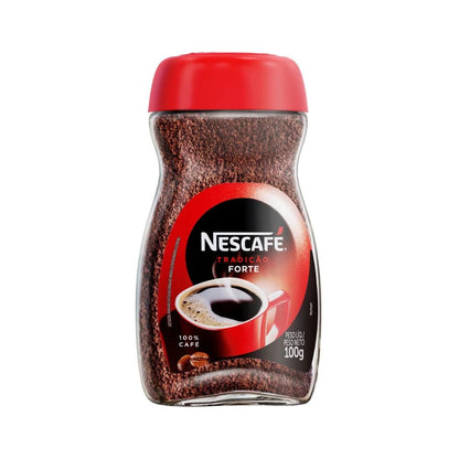 Nescafé Tradicional Café Instantáneo Granulado, Frasco de Vidrio de 100 g / 3,5 oz