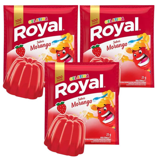 Royal Fresa Gelatina en Polvo, 25 g / 0,88 oz (Paquete de 3)