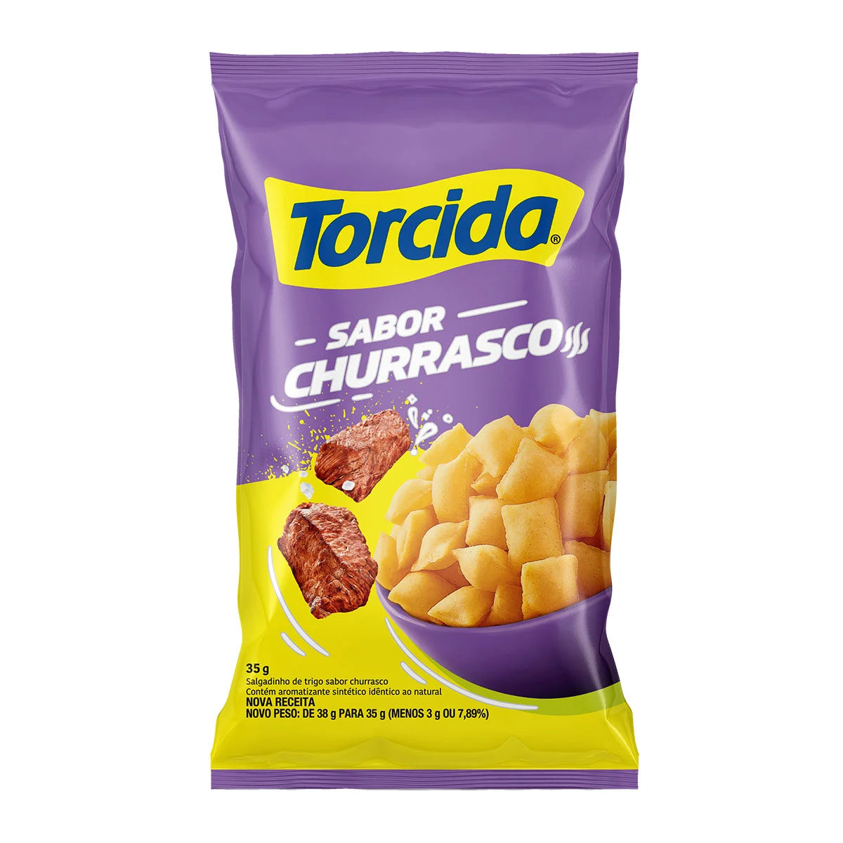 Torcida Churrasco Flavored Wheat Snack, 35 g / 1.2 oz Bag